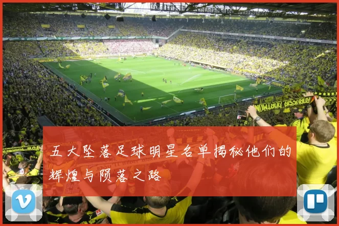 五大坠落足球明星名单揭秘他们的辉煌与陨落之路