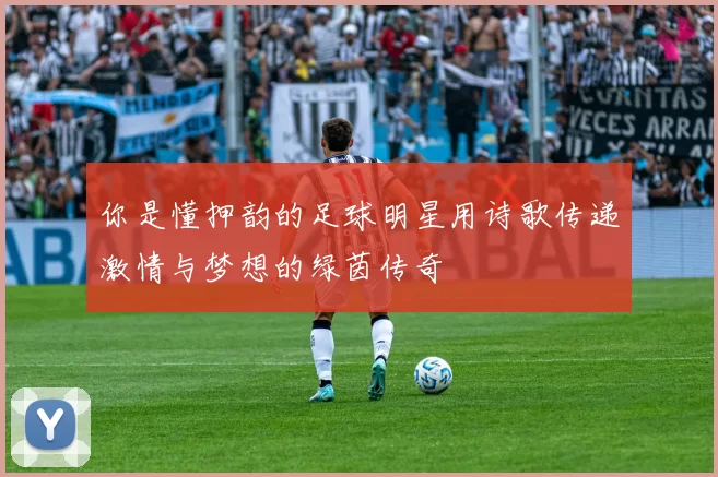 你是懂押韵的足球明星用诗歌传递激情与梦想的绿茵传奇